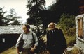 Avec Jean-Rémy Berthoud, Valais, 1976