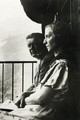 Sur le balcon du chalet à Villa en 1936